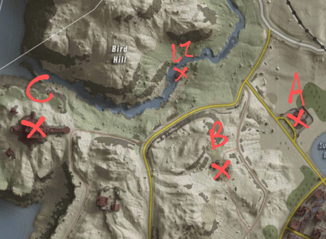 Operation Golden Claw tacmap